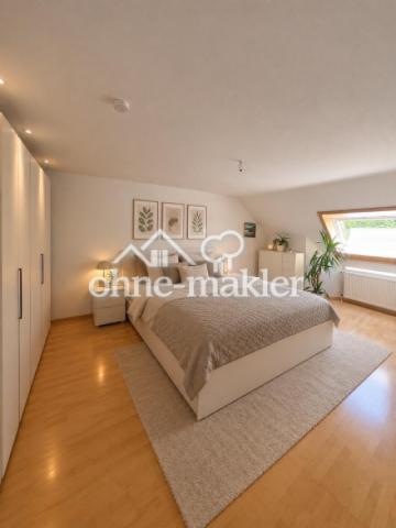 Schlafzimmer - KI möbliert