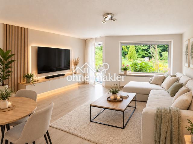 Zimmer Gartengeschoss- KI Bild