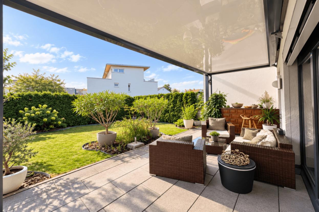 Terrasse + Garten