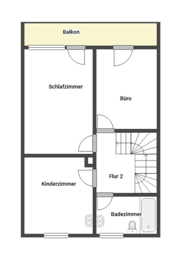 Grundriss Skizze 1.OG