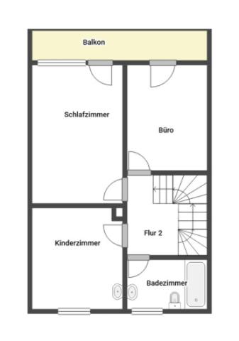 Grundriss Skizze 1.OG