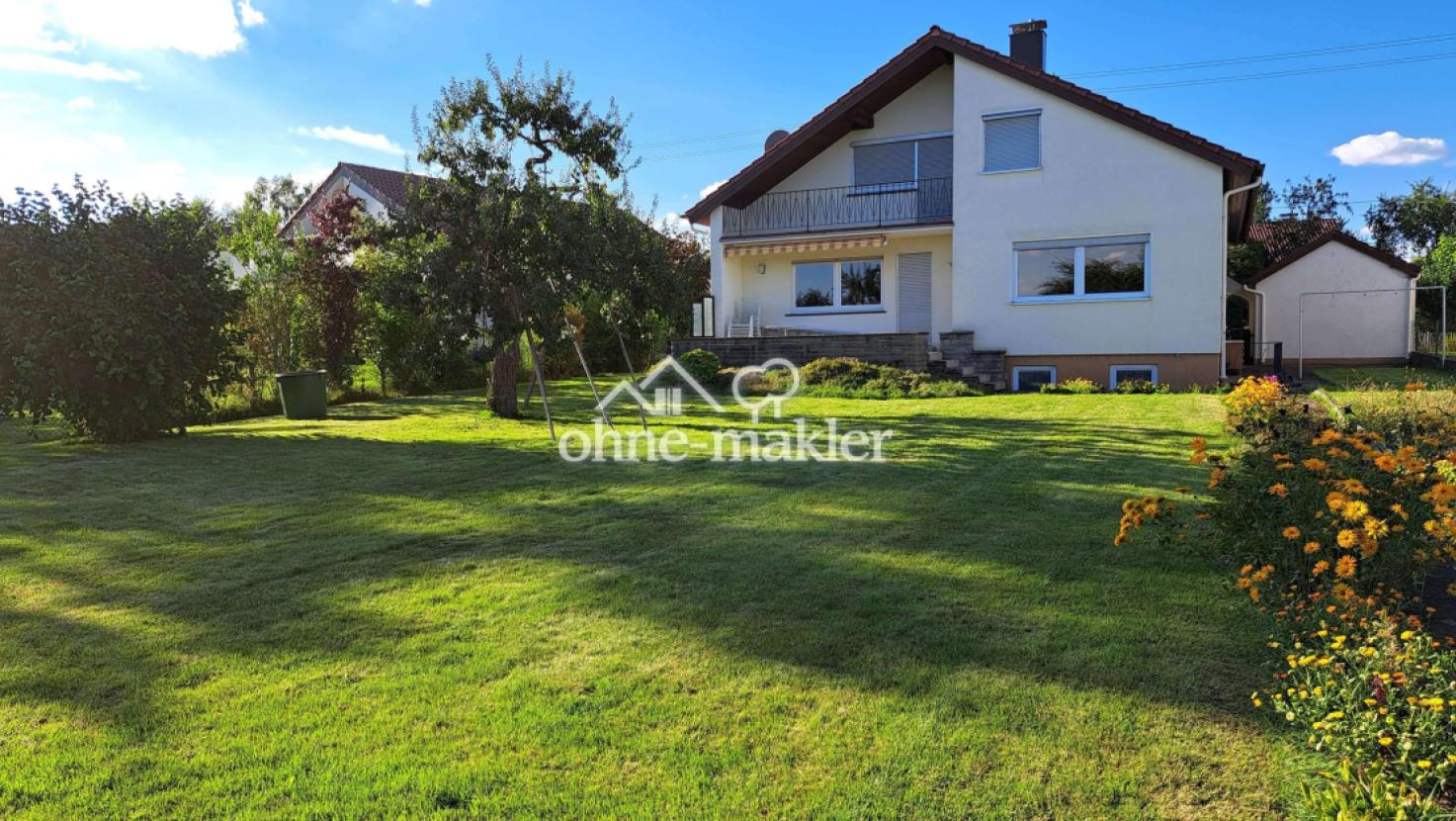 Südseite mit Garten