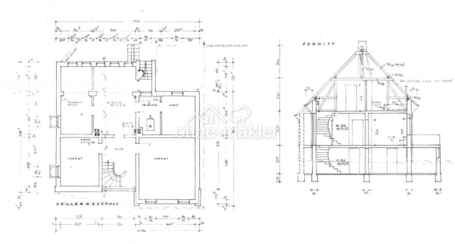 Orginalplan KG & Schnitt