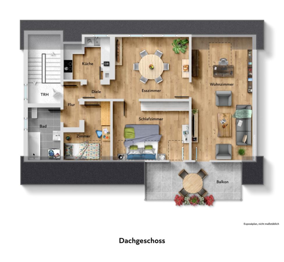 Grundriss Dachgeschoss