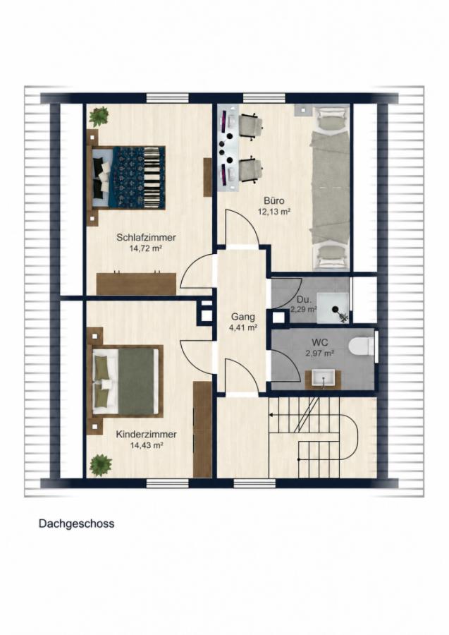 Grundriss Obergeschoss