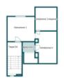 Grundriss Skizze 3. Etage