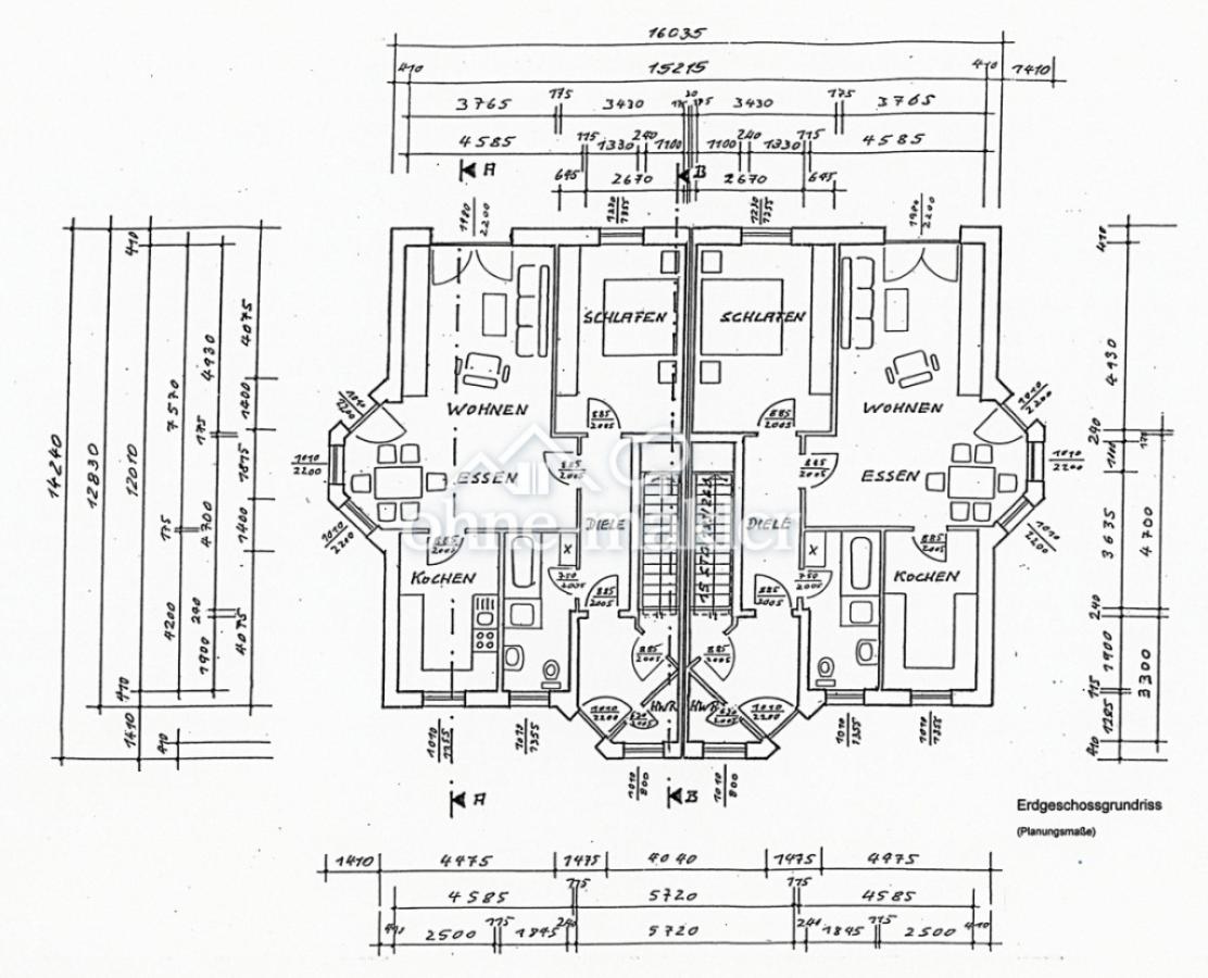 Plan Erdgeschoss