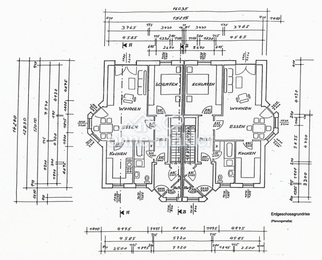 Plan Erdgeschoss