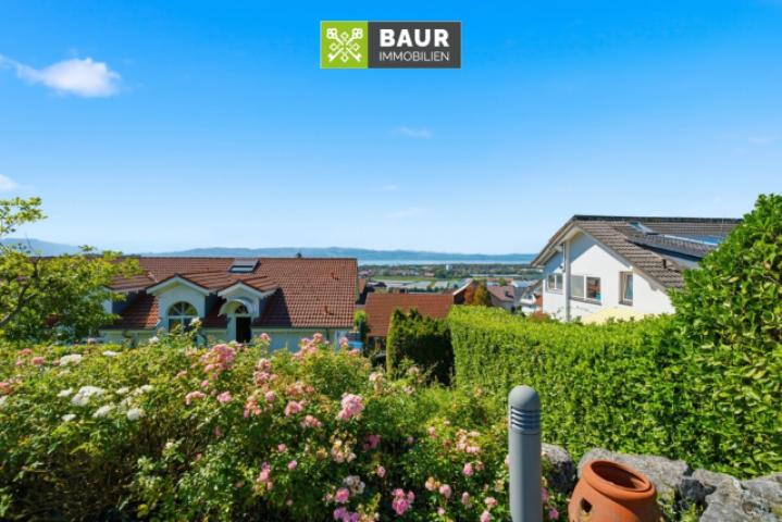 Garten Blick auf See