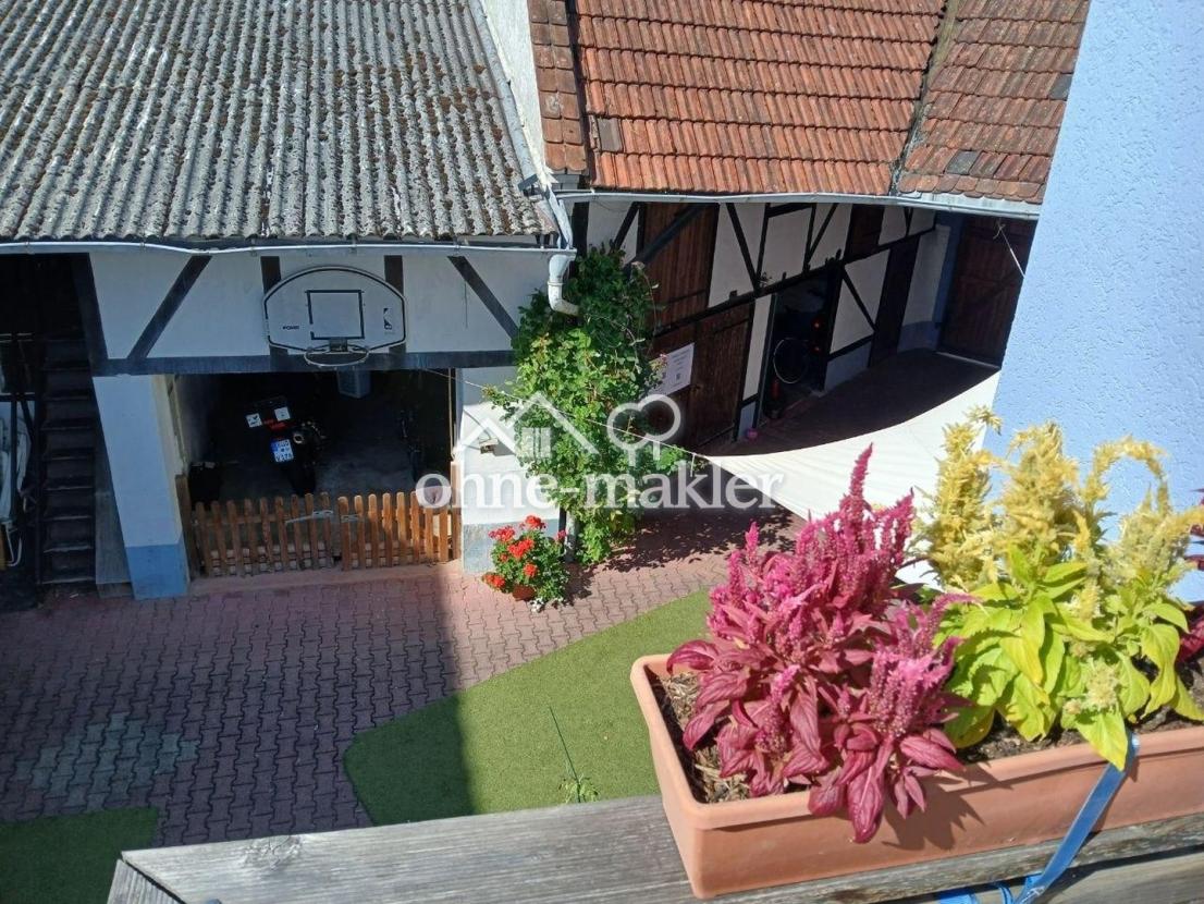 Hof vom Balkon