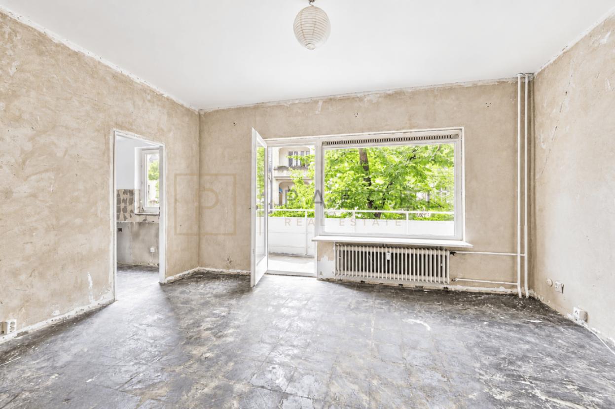 Balkon ins Grüne