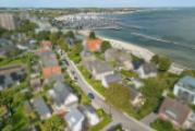 Luftaufnahme Hafen + Strand