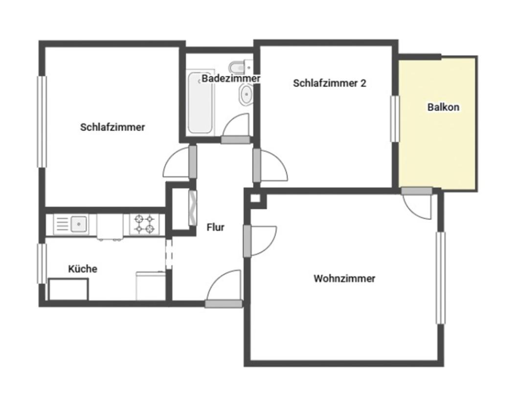 Grundriss Skizze