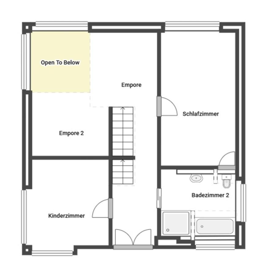 Grundriss Skizze 1.OG