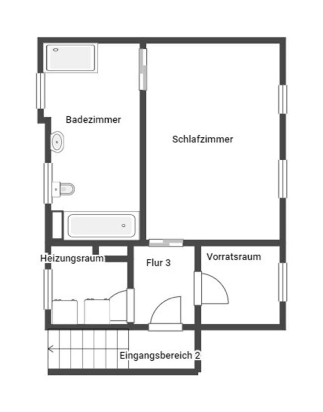 Grundriss Skizze UG