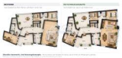 Grundriss Bestand und Variante