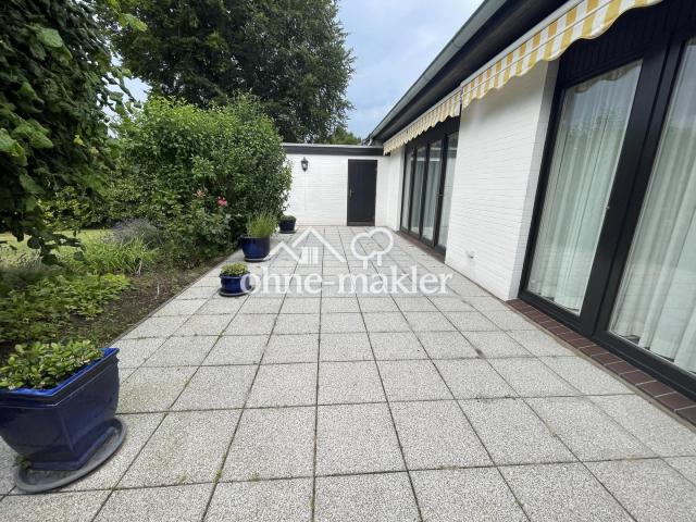 Terrasse auf der Rückseite