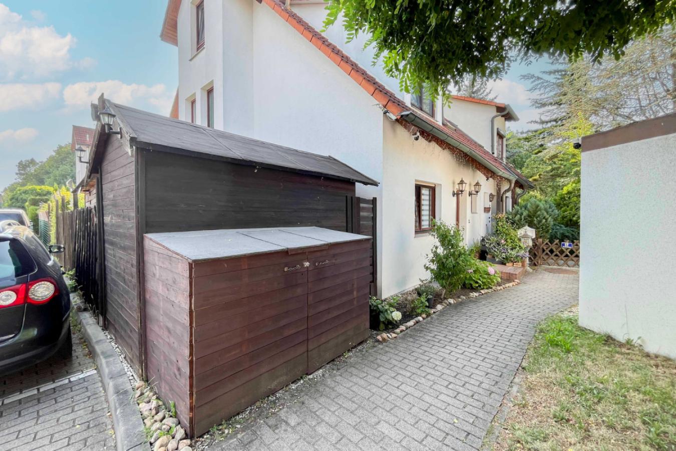 Vorderseite Haus