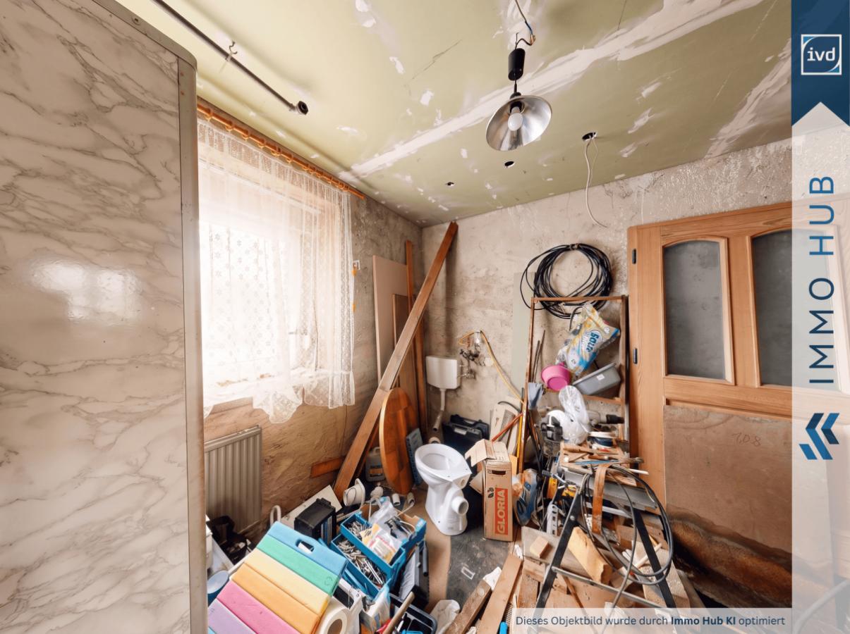 Badezimmer unrenoviert
