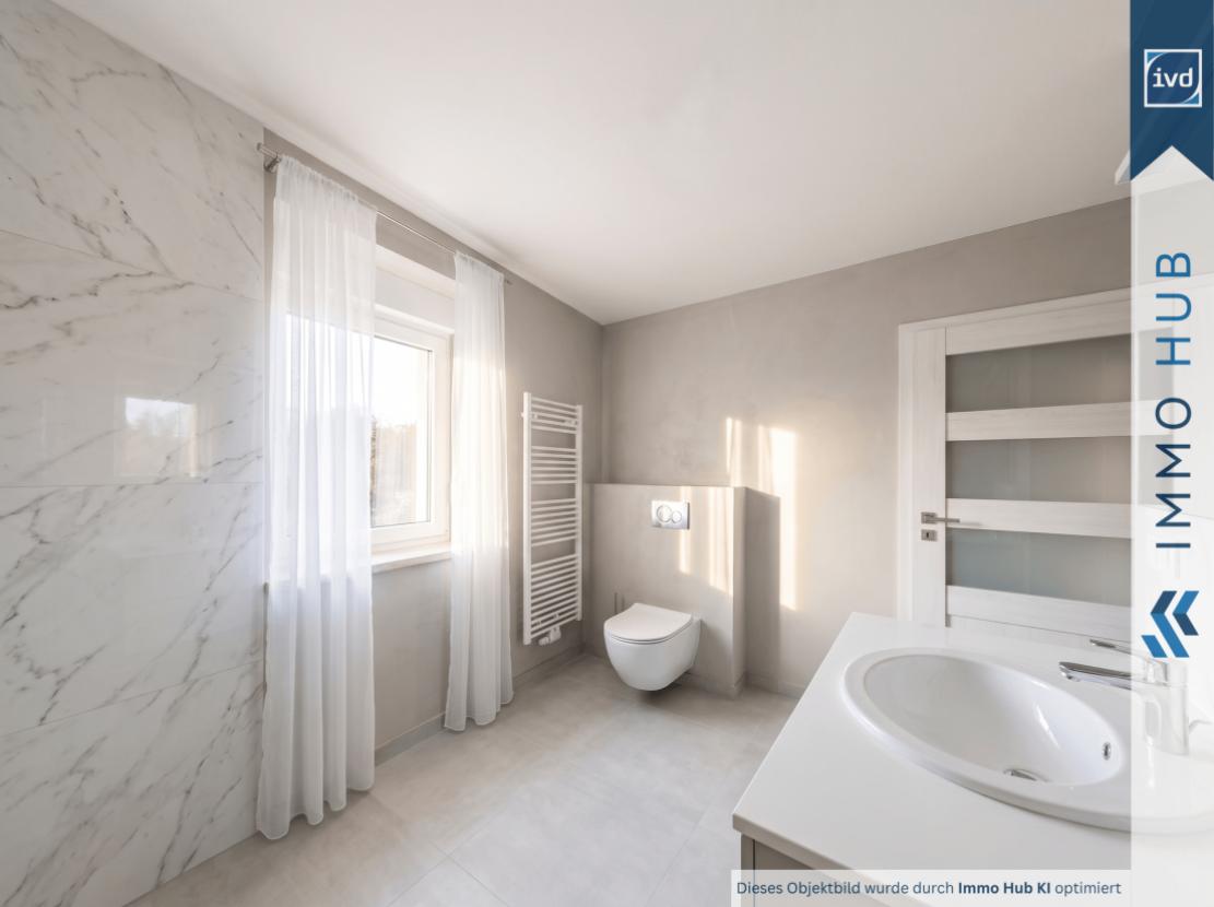 Badezimmer Renoviert und gestaged 