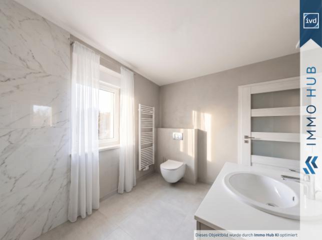 Badezimmer Renoviert und gestaged 