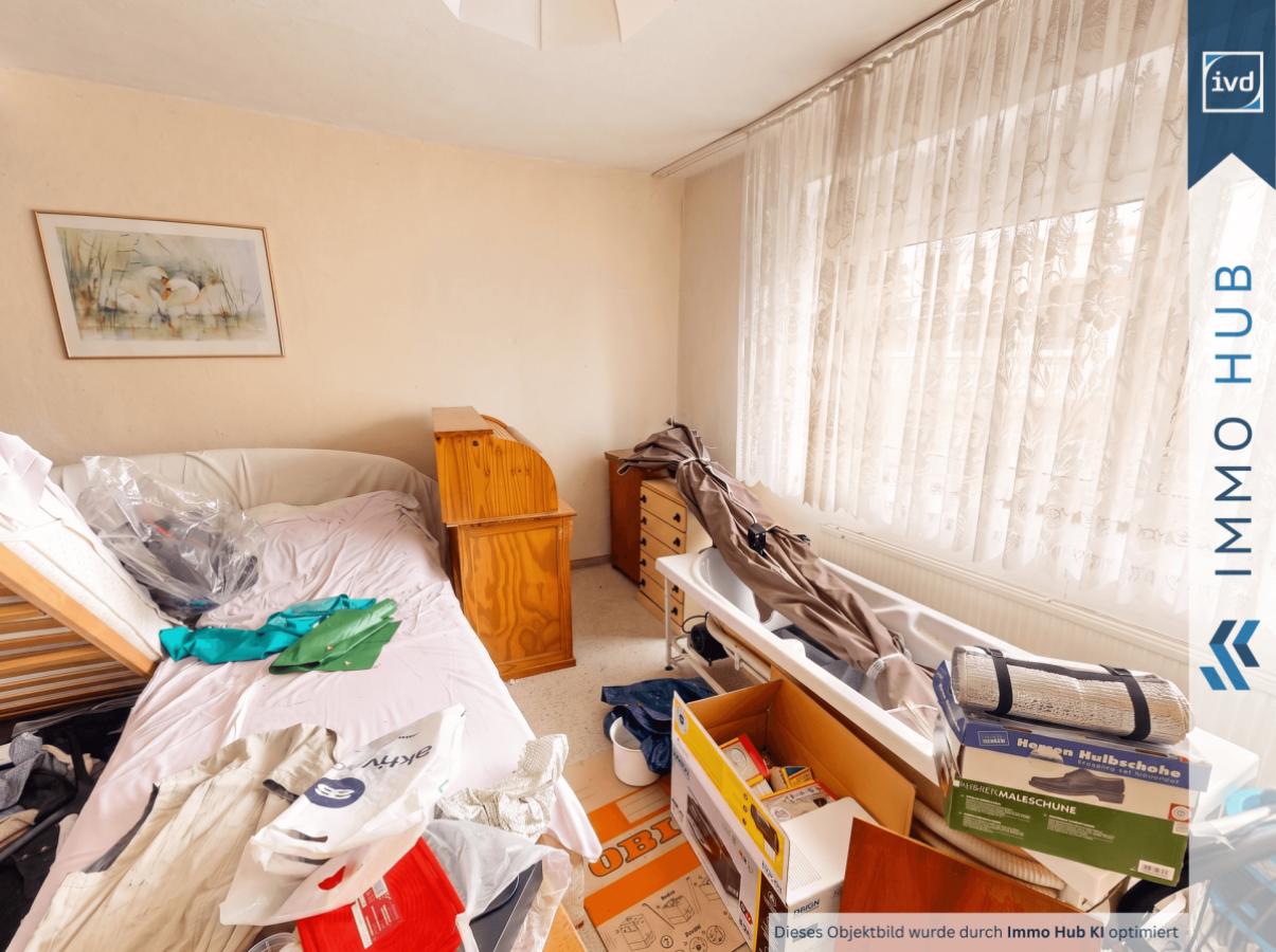 Schlafzimmer unrenoviert