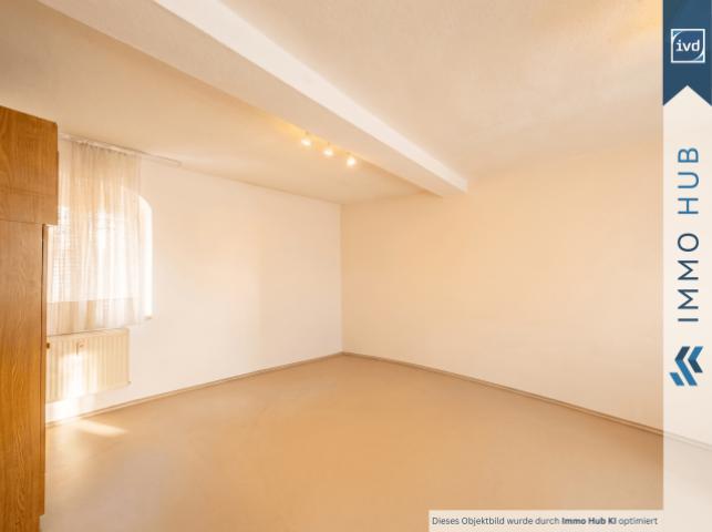 Schlafzimmer unrenoviert und Leer