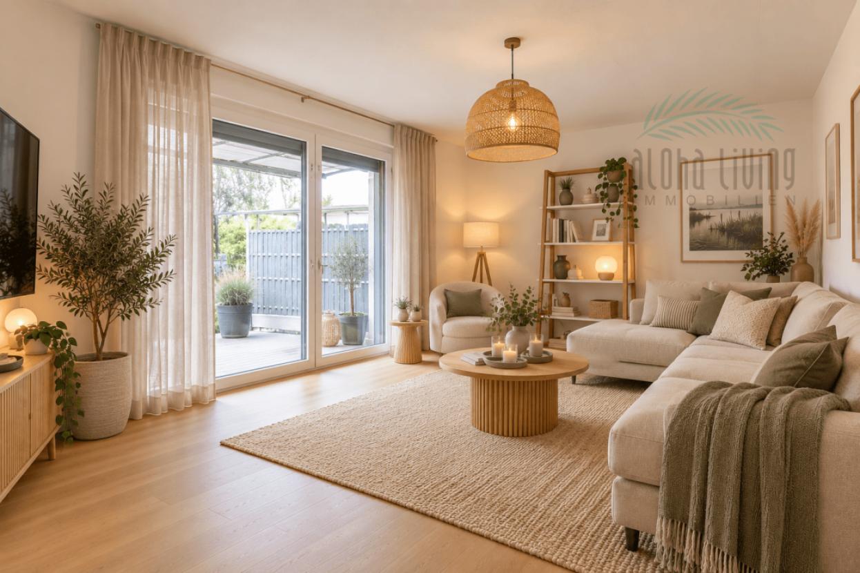 Visualisierung - Wohnzimmer (EG)