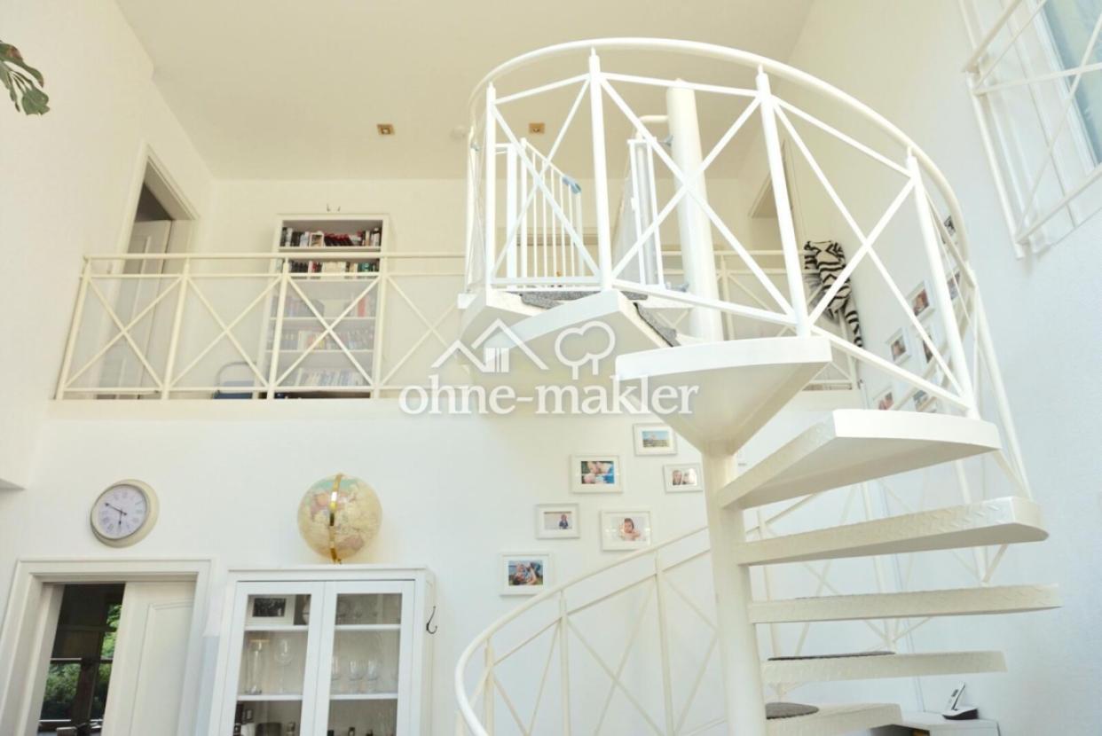 Elegante Wendeltreppe