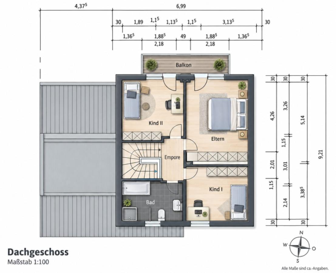 Grundriss DG