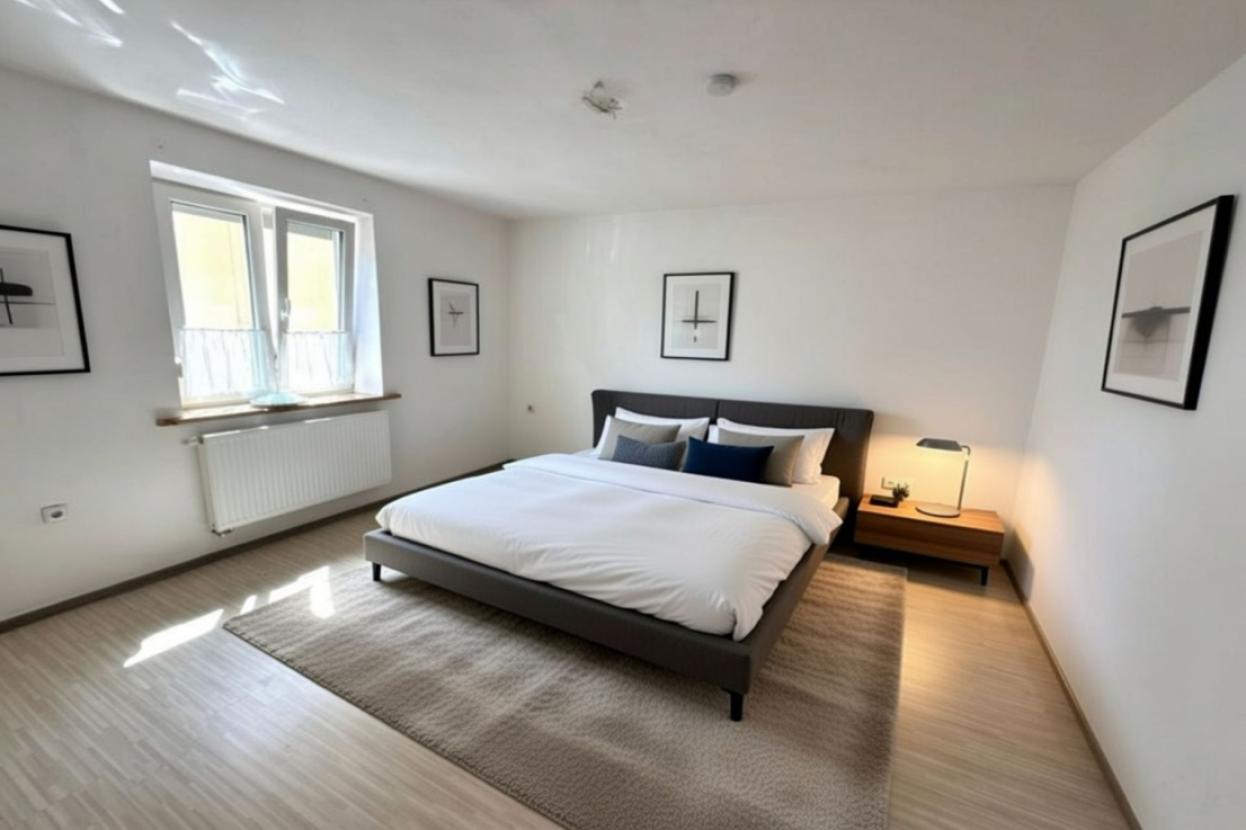 Schlafzimmer digital eingerichtet