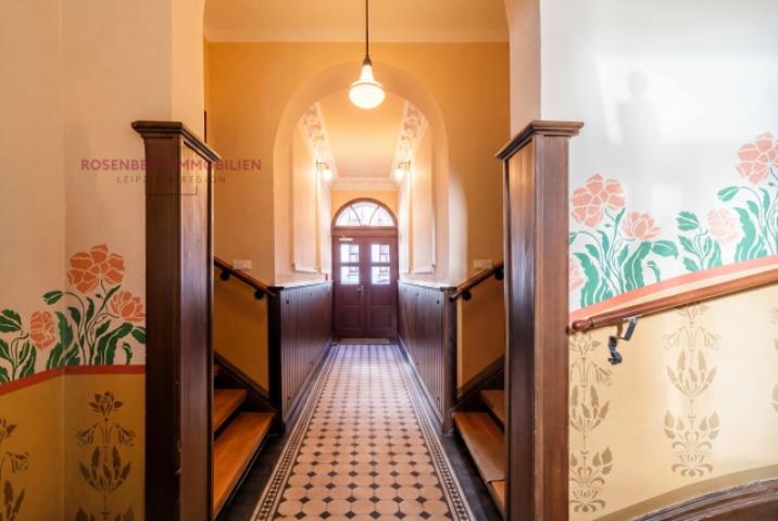 Möblierte 2-Zimmer-Wohnung mit Garten in Leipzig-Mockau zu vermieten_Hausflur