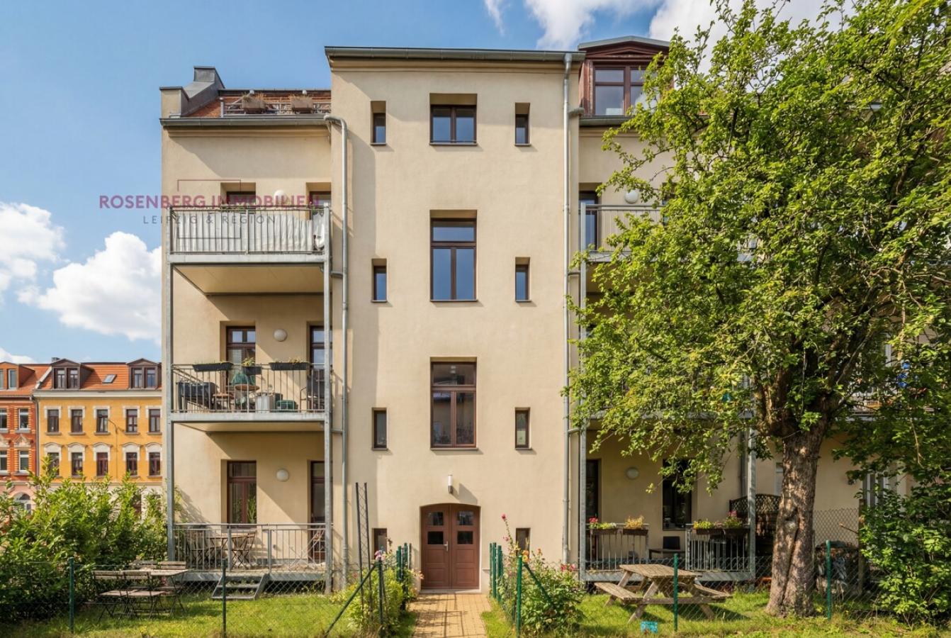 Möblierte 2-Zimmer-Wohnung mit Garten in Leipzig-Mockau zu vermieten_Hausansicht