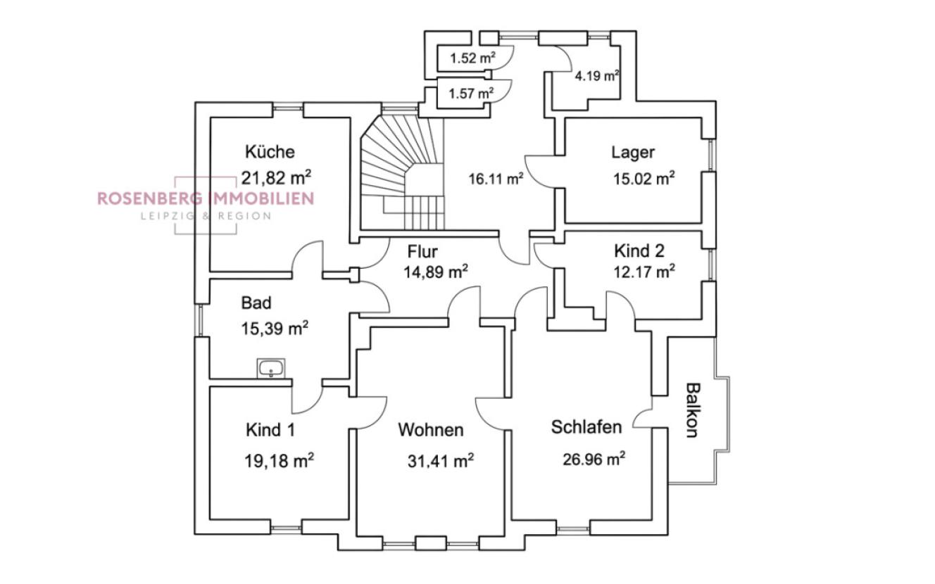 Immobilie in Borsdorf zu verkaufen_Villa_Grundriss Obergeschoss