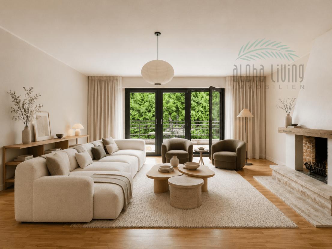 Visualisierung - Wohnzimmer (EG)