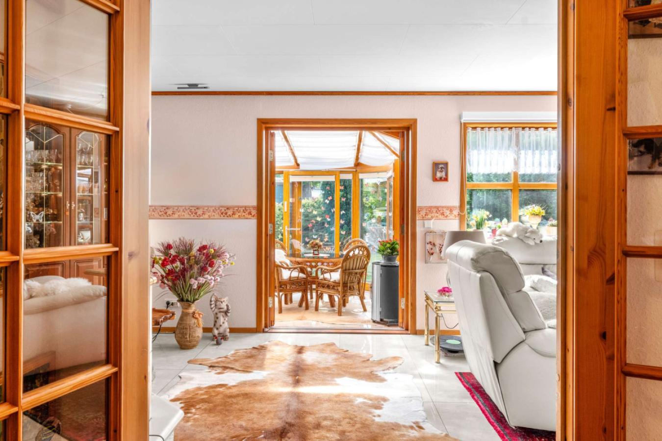 Blick durch das Wohnzimmer