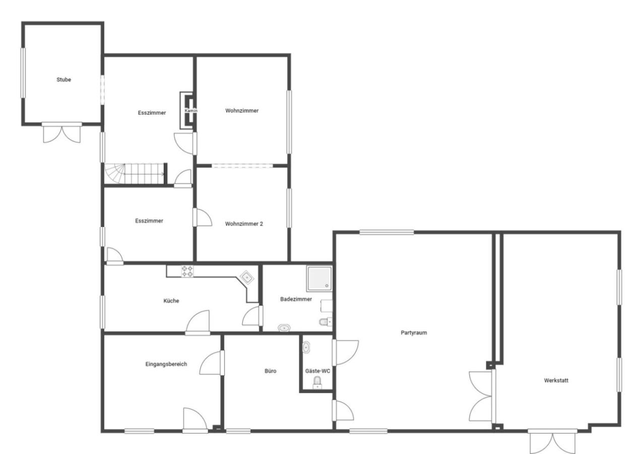 Grundriss Skizze EG