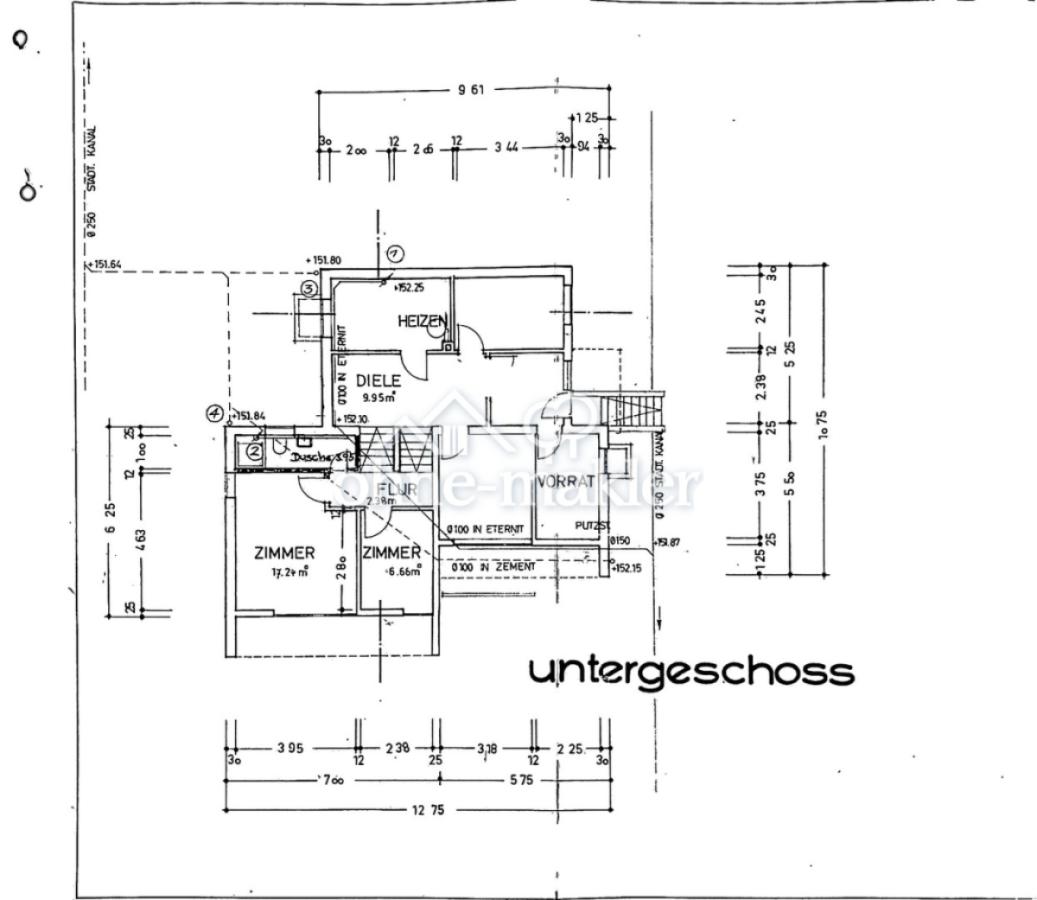 Grundriss Untergeschoss