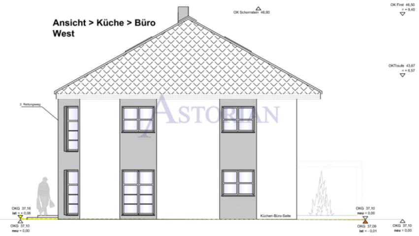 Haus F Ansicht West