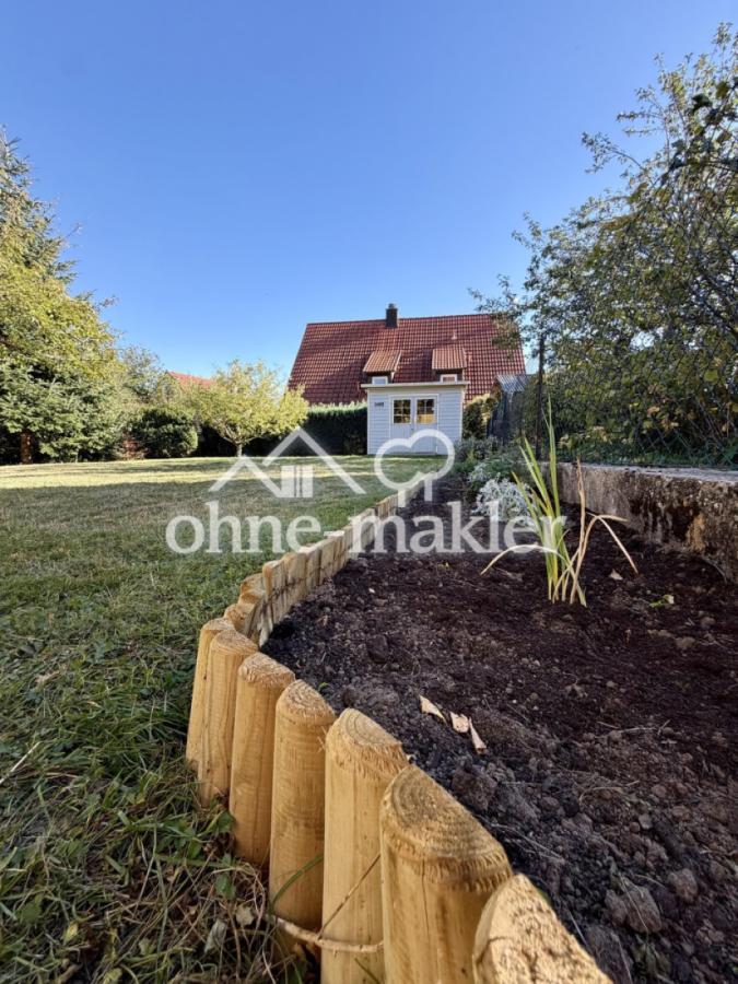 Angelegte Gartenbeete