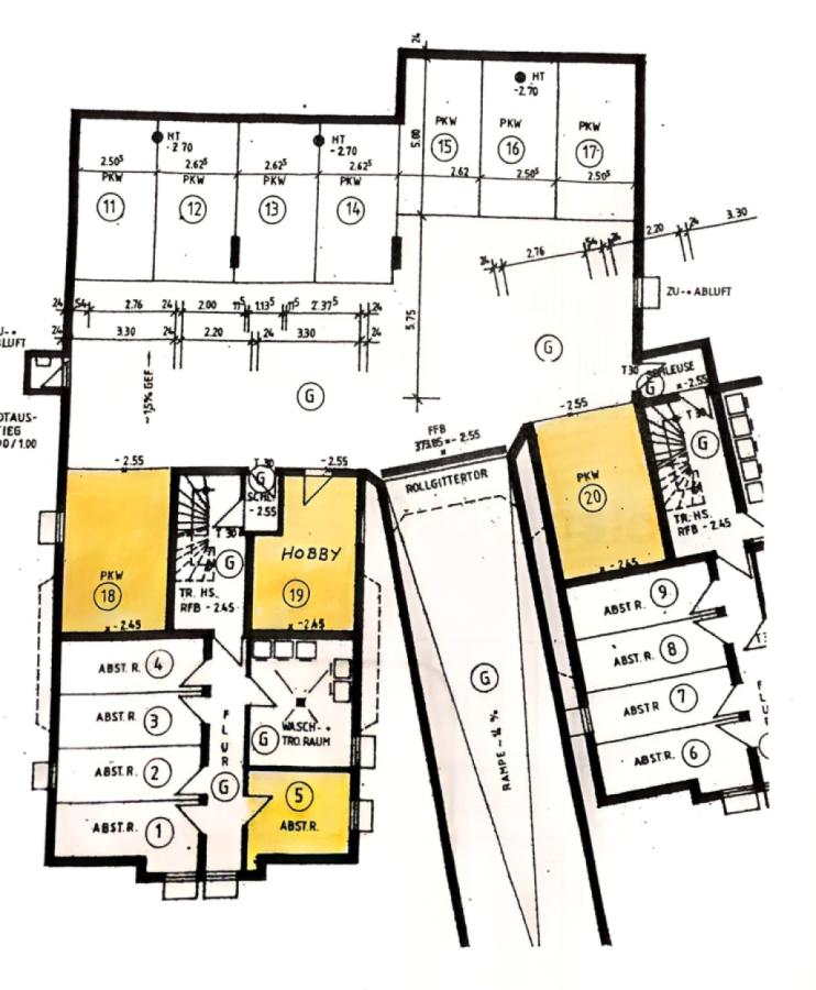 Grundriss Keller schematische Darstellung, nicht maßstabsgetreu und unverbindlich