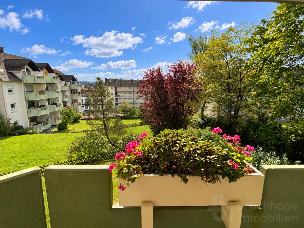 Balkon und Ausblick