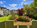 Balkon und Ausblick