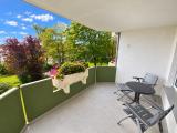 Balkon und Ausblick