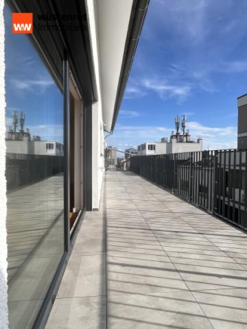 Blick vom Balkon