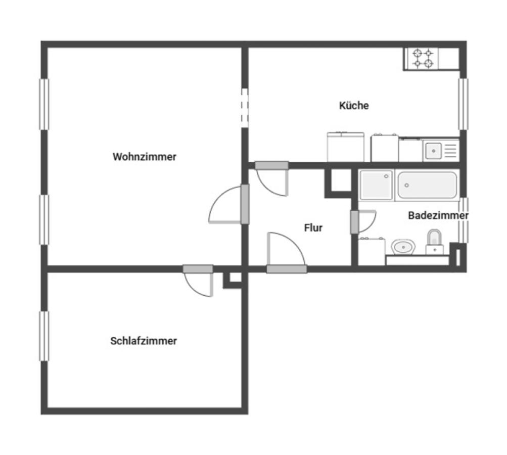 Grundriss Skizze