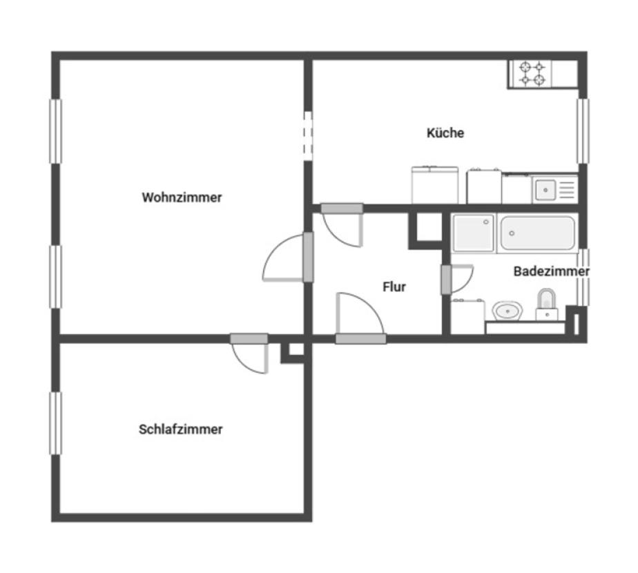 Grundriss Skizze