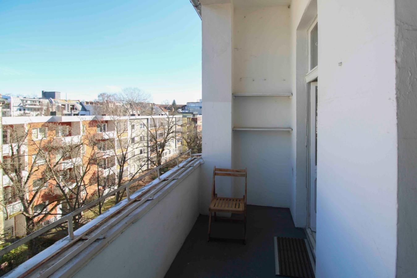 Geräumiger Balkon