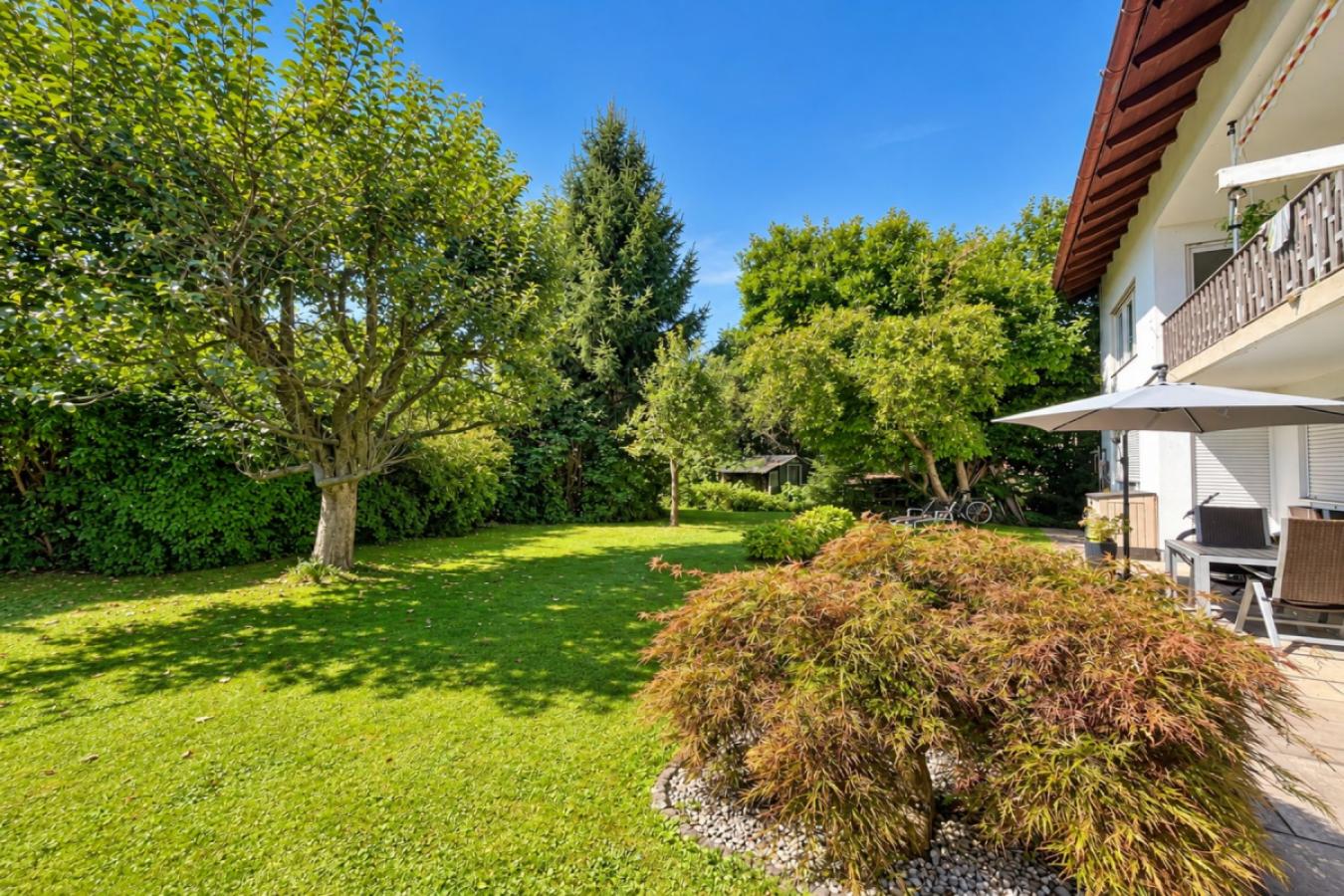 Garten Südausrichtung