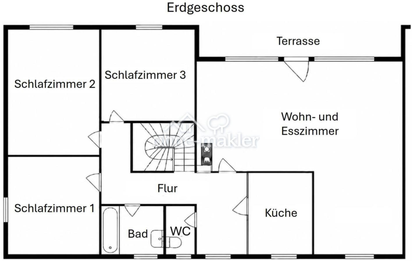 Grundriss Erdgeschoss